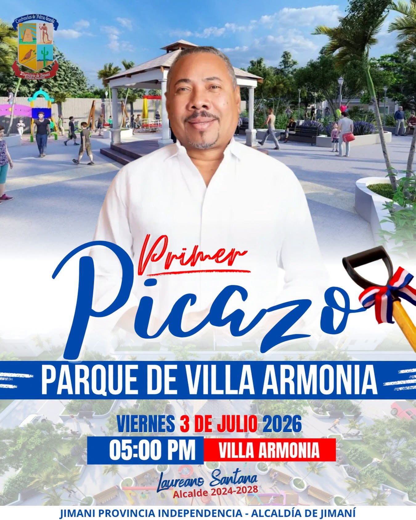 ¡Acabó la espera Villa Armonía, primer picazo del Parque del sector de Villa Armonía!